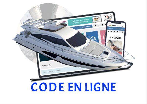 Code en ligne Permis Bateau PASS ROUSSEAU Côtier CIOTAT CONDUITE