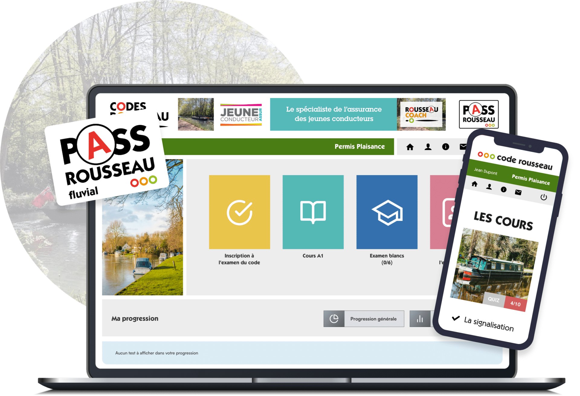 CIOTAT CONDUITE Code en Ligne PASS ROUSSEAU Fluvial