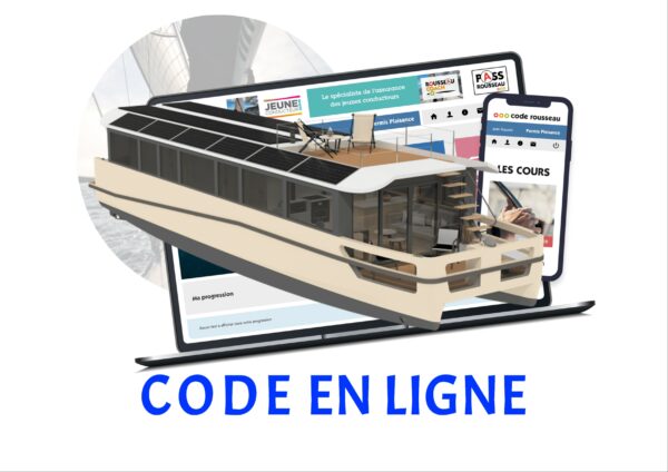 Code en ligne Permis Bateau PASS ROUSSEAU Fluvial CIOTAT CONDUITE